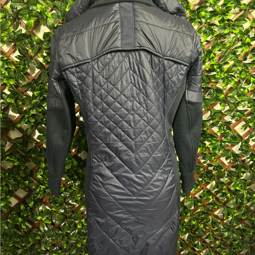Athleta Navy Rock Springs CYA Quilted Puffer Jacket Coat #350337